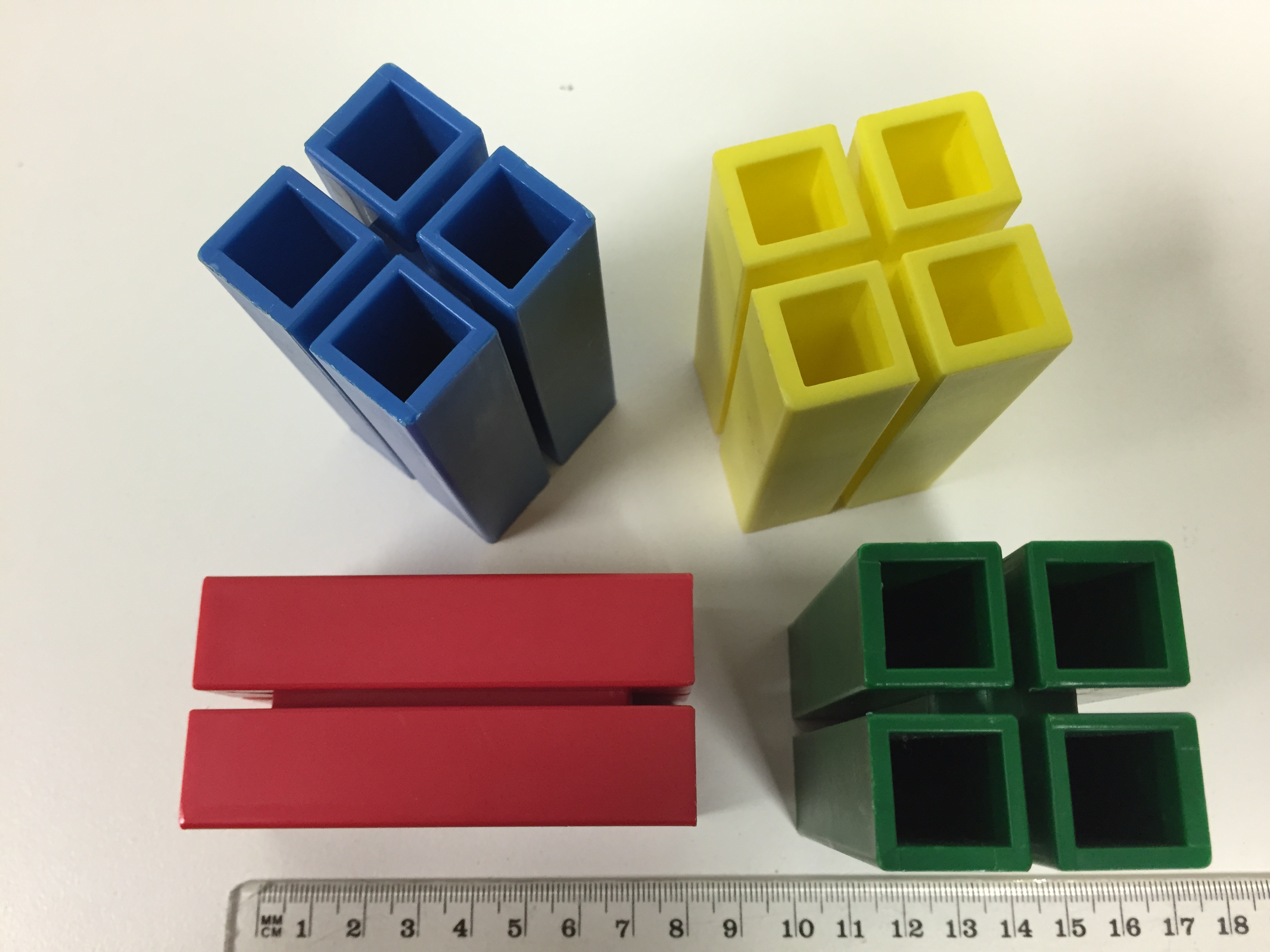 Struts large block top view